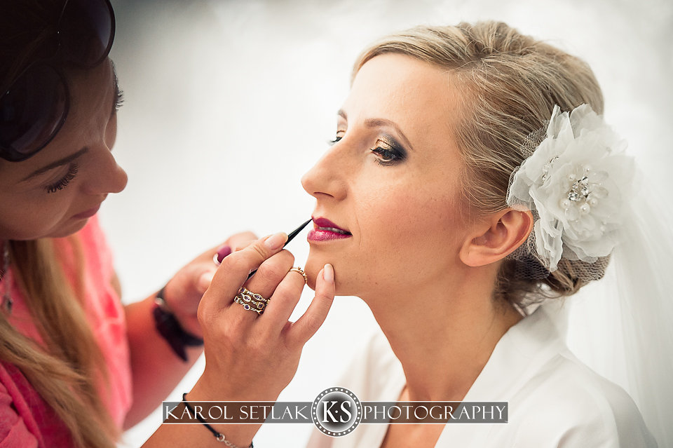 Bridal portrait by Kat von M